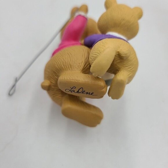 Vintage 90s Hallmark Grandma Christmas Ornament Grandpa Dogs Bears Lot 2 - Picture 7 of 8